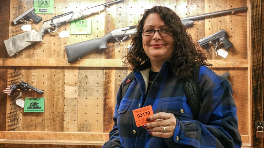 Take your Chance on the Wall of Guns at NRA Annual Meeting