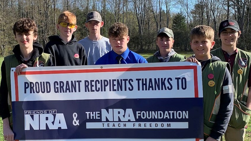 The NRA Foundation Awards a Grant to Cincinnatus Central High School Trap Club