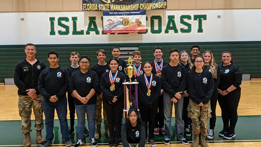 Mariner High School JROTC Masters Marksmanship with a Grant from The NRA Foundation