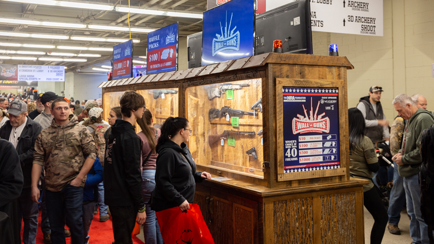 The Upcoming Great American Outdoor Show Friends of NRA Banquet and The NRA Foundation Wall of Guns