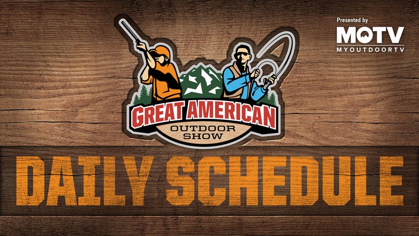 Great American Outdoor Show: Day 9 Schedule 